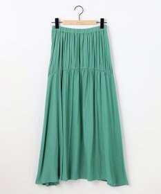 SHARE PARK LADIES 【洗える】ポリエステルシャンブレースカート