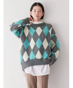 AMERICAN HOLIC バイパチアーガイルニットプルオーバー