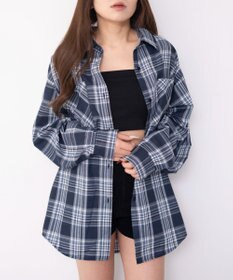 WEGO 2WAYオフショルシャツ