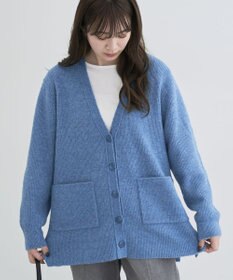 Green Parks Ｖネック畦編みニットカーディガン