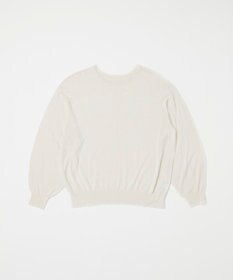 TOQUE 〈大草直子さんアドバイザー〉ウォッシャブルシルク×コットン ニットロングスリーブ