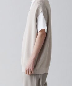 UNFILO MENS イージーケア ニットベスト [23年春夏商品]