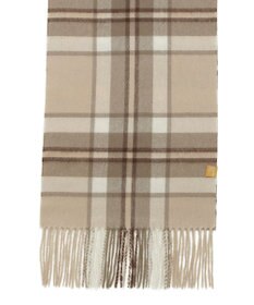 MOONBAT WEB限定【洗える】ミエル (miel) カシミヤ100％ チェックマフラー