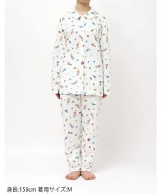 tsumori chisato SLEEP [ワコール リラックス&スリープ] ツモリチサト パジャマ綿混(本体) 中わた入り あたたかい 長袖 長ズボン レディース UDW425 tsumori chisato SLEEP /ワコール