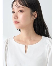 earth music&ecology パフスリーブキラリポイントプルオーバー