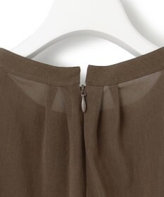 23区 S 【洗える】クリアトリコットジャージー ギャザーフォルム カットソー