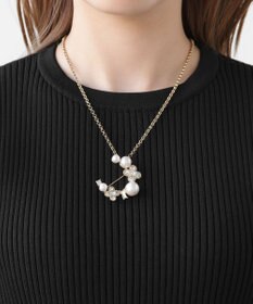 TOCCA WITH FLORA 2WAY BROOCH NECKLACE ブローチネックレス