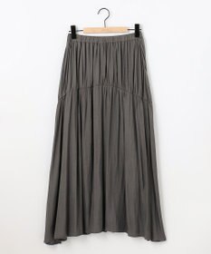 SHARE PARK LADIES 【洗える】ポリエステルシャンブレースカート