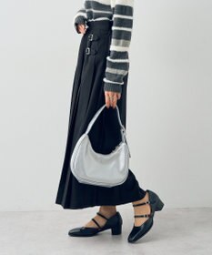 earth music&ecology サイドバックルプリーツスカート