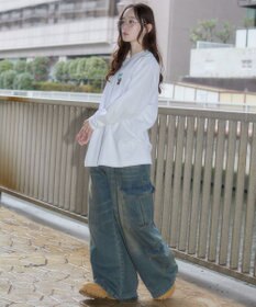 WEGO 【ユニセックス着用ITEM/MLサイズ展開】別注BENDAVISハートワンポイント刺繍T（LS）