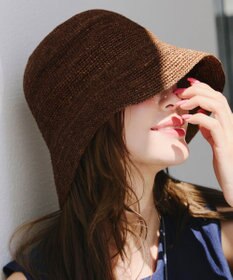 Tiaclasse ラフィアバケットハット