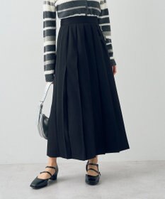 earth music&ecology サイドバックルプリーツスカート
