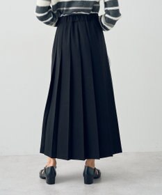 earth music&ecology サイドバックルプリーツスカート