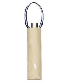 MOONBAT 【軽量】POLO RALPH LAUREN 晴雨兼用日傘 折りたたみ傘 PP刺繍／遮光 遮熱 UV