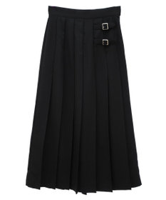 earth music&ecology サイドバックルプリーツスカート