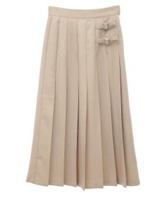 earth music&ecology サイドバックルプリーツスカート