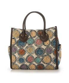 UNBILLION カシュカシュ cachecache / ジャガードキルティングスクエアトートバッグM