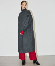 uncrave ライトメルトン ロングチェスターコート