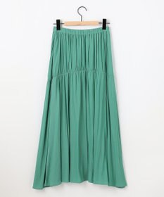 SHARE PARK LADIES 【洗える】ポリエステルシャンブレースカート