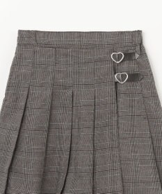ANY KIDS チェック柄 プリーツ キュロット