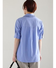 Te chichi ミニフリルトリムカラーブラウス