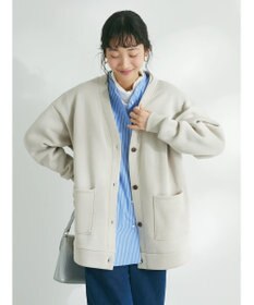 CRAFT STANDARD BOUTIQUE ニットフリースＶネックカーディガン