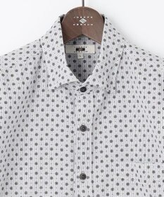 JOSEPH ABBOUD 【イージーケア】小紋プリント 半袖シャツ