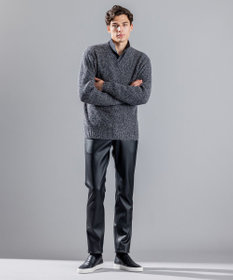 JOSEPH HOMME エクストラファインブークレ　Vネックニット