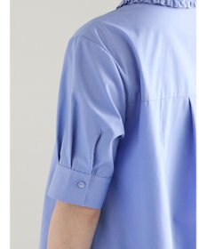 Te chichi ミニフリルトリムカラーブラウス