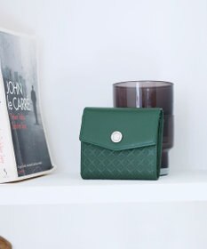 TOPKAPI 【TREASURE TOPKAPI】スムースレザー 幾何柄 二つ折り財布