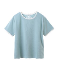 earth music&ecology バイカラースカラッププルオーバー