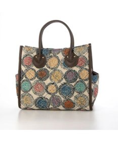 UNBILLION カシュカシュ cachecache / ジャガードキルティングスクエアトートバッグM