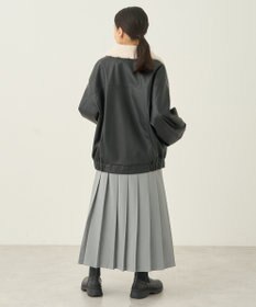 earth music&ecology サイドバックルプリーツスカート