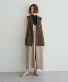 YECCA VECCA ベルトストラップサロペット