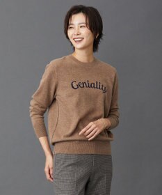 J.PRESS LADIES 【洗える】CASHMERE BLEND ロゴ ニット