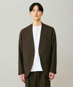 UNFILO MENS ウーリーノ ノーカラージャケット