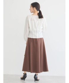 earth music&ecology フロントリボンブラウス