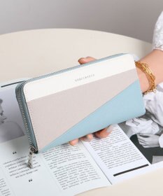 style code 【MERCURYDUO/マーキュリーデュオ】ダイアナ　トリコカラーRFロングウォレット