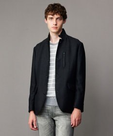 JOSEPH ABBOUD 【キングサイズ・清涼/軽量/ストレッチ/ソフト】プリントレノクロス コンバーチブル ジャケット