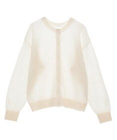 AMERICAN HOLIC 柄編みニットカーディガン