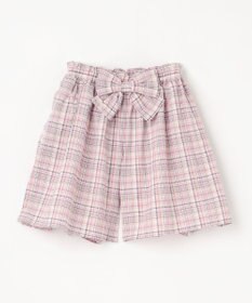 ANY KIDS チェック柄 ショート パンツ