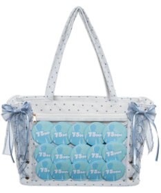 WEGO 【痛バ＆推し活グッズ】ドレッシーレースアップ痛バッグS