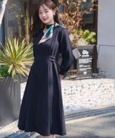 Tiaclasse L サイドベルトデザインワンピース