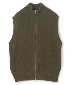 UNFILO MENS スウェットライク ジップベスト [24年秋冬商品]