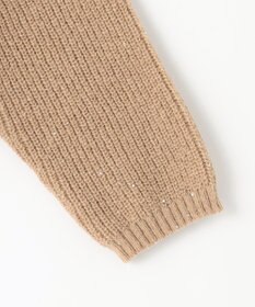 Feroux 【洗える】スパンコール プルオーバーニット