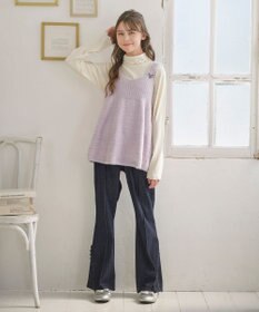 組曲 KIDS 【150-160㎝】フレア デニムパンツ