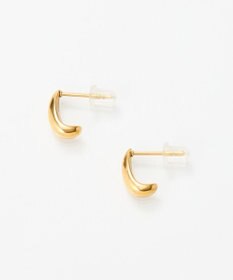 Phoebe 【限定セット】ビッグドロップメタルチェーンネックレス×ドロップハーフフープミニピアス