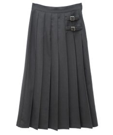 earth music&ecology サイドバックルプリーツスカート