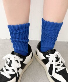 WEGO サポート付きボリューム無地リブソックス