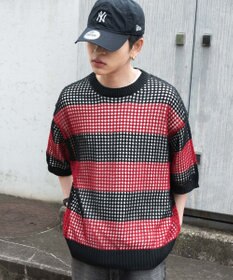 WEGO 【３点SET】アンサンブルメッシュニットプルオーバー（SS）